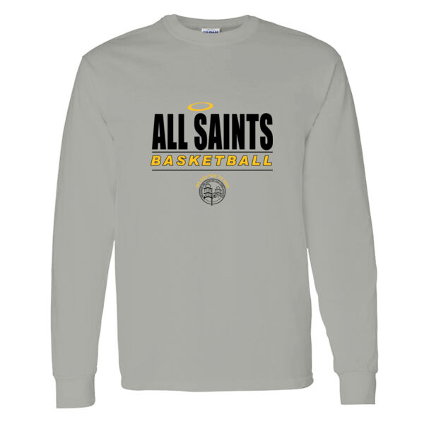 All Saints CYO Basketball Heavy Cotton 100% Cotton Long Sleeve T Shirt Thumbnail