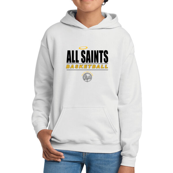 All Saints CYO Basketball Youth Heavy Blend Hooded Sweatshirt Thumbnail