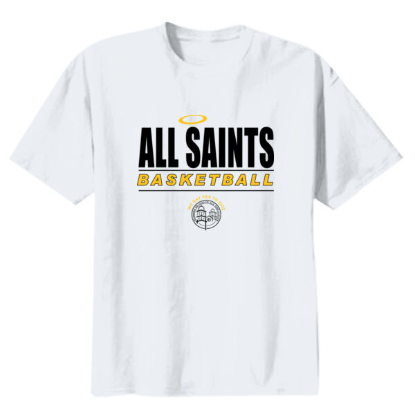 All Saints CYO Basketball Youth Heavy Cotton 100% Cotton T Shirt Thumbnail