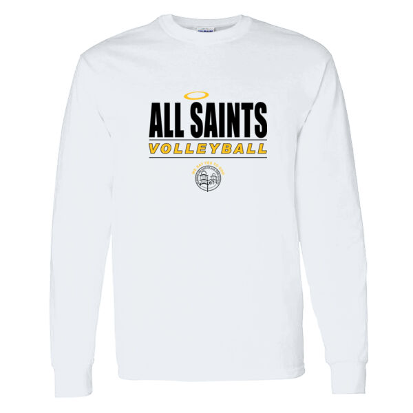 All Saints CYO Volleyball Heavy Cotton 100% Cotton Long Sleeve T Shirt Thumbnail