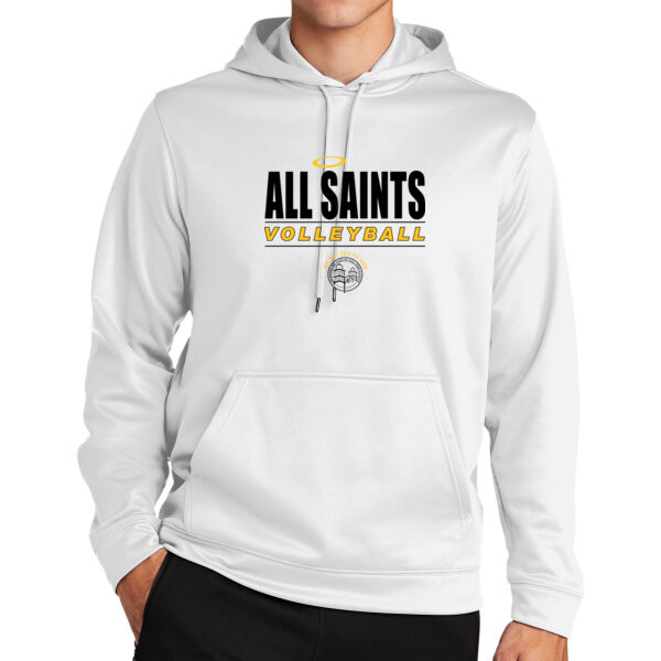 All Saints CYO Volleyball Sport Wick Fleece Hooded Pullover Thumbnail