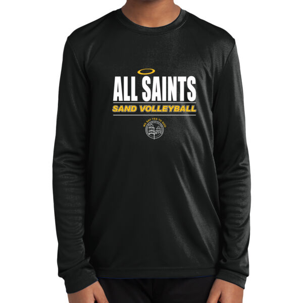 All Saints CYO Sand Volleyball Youth Long Sleeve PosiCharge ® Competitor Tee Thumbnail