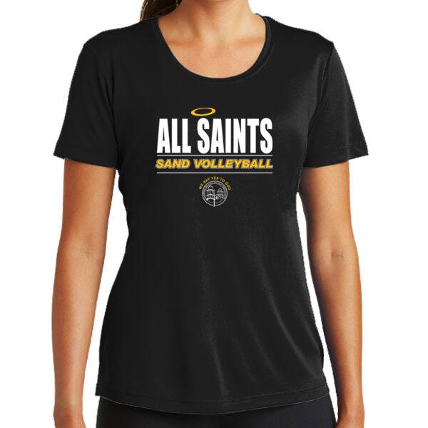 All Saints CYO Sand Volleyball Ladies PosiCharge ® Competitor Tee Thumbnail