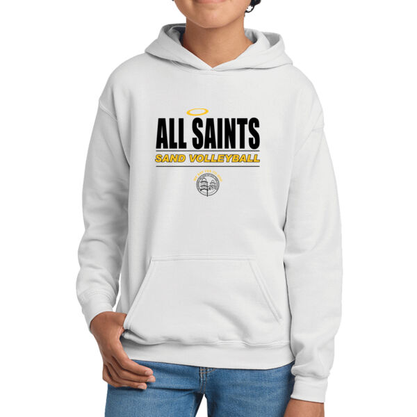 All Saints CYO Sand Volleyball Youth Heavy Blend Hooded Sweatshirt Thumbnail