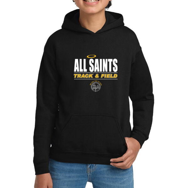All Saints CYO Track and Field Youth Heavy Blend Hooded Sweatshirt Thumbnail