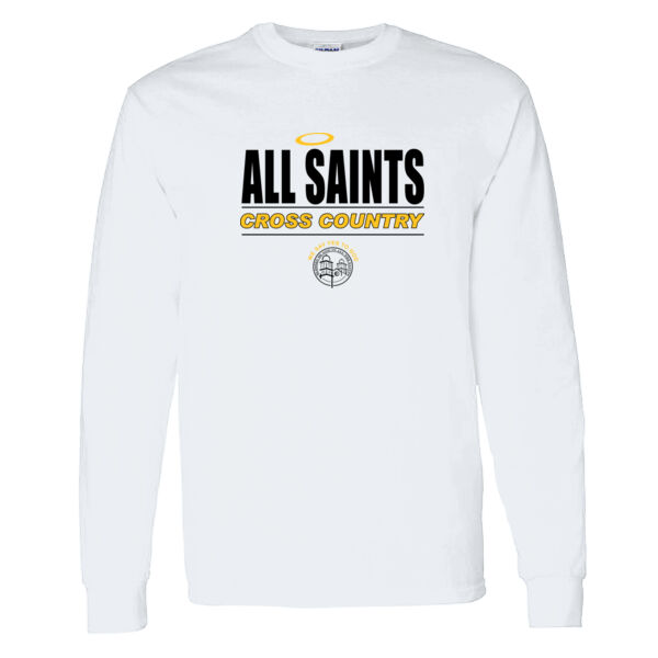 All Saints CYO Cross Country Heavy Cotton 100% Cotton Long Sleeve T Shirt Thumbnail